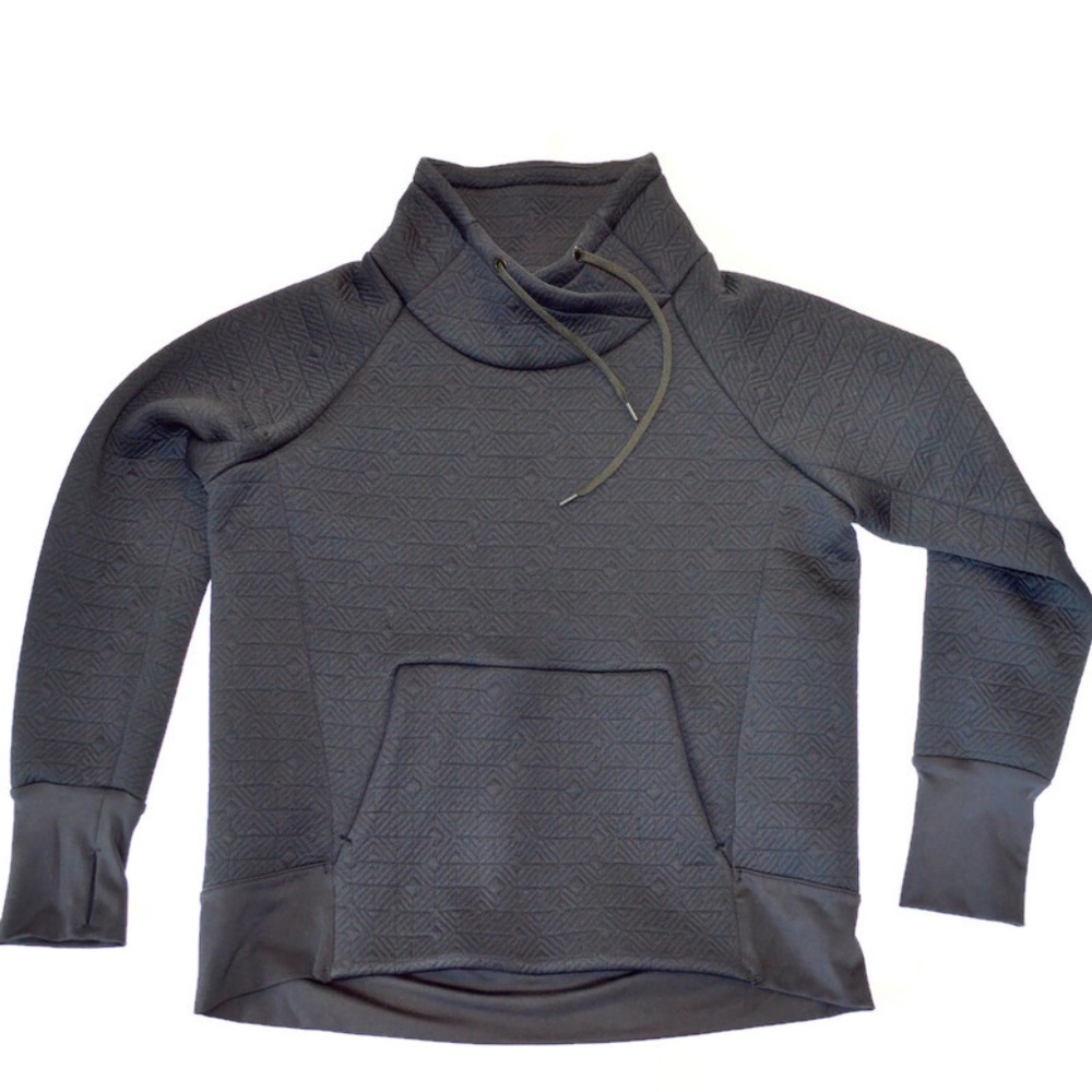 Athleta Jacquard Elevation Pullover Top Sweatshirt Size Medium